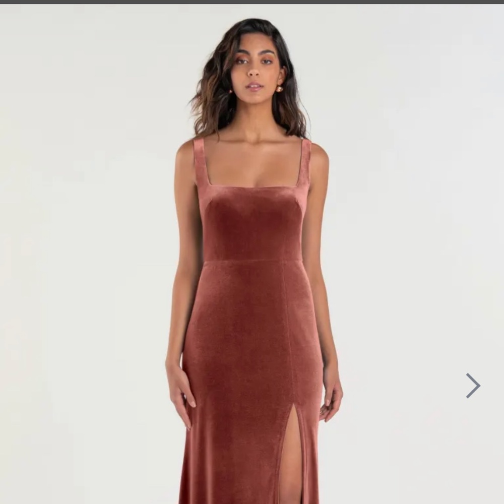 Mara Velvet Jenny Yoo Dress - English Rose